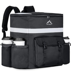 Food Delivery Backpack, Insulated Bags for Bike, Large Pizza Delivery Bag for HO