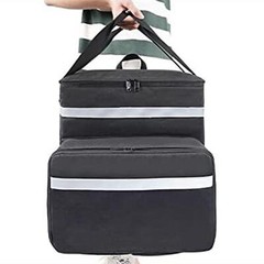Large Insulated Food Delivery Backpack, Expandable Catering Cooler Bag,
