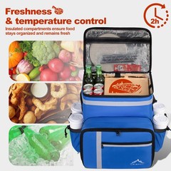 Food Delivery Backpack, Insulated Food Delivery Bags for Takeout Bike, Large …