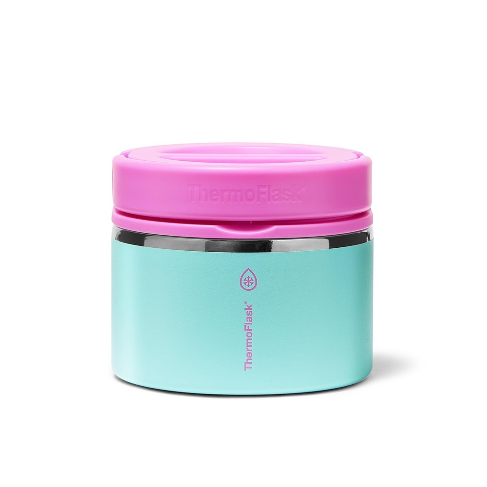 Thermoflask Insulated Food Jar Leakproof Lid 12 Oz Tropical Sunset — Stainless