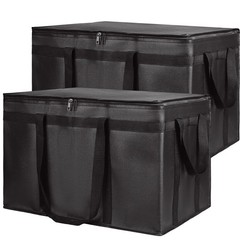 1-Pack Insulated Reusable Grocery Bags X-Large Insulated Food Delivery Bag