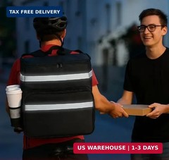Food Delivery Bag,Large Insulated Backpack for Doordash/Uber Eeats, Expandable C