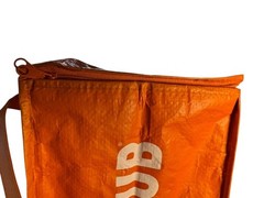 Set of 2 Insulated Delivery Bags Hot Food Pizza Tote Straps Zipper new Used