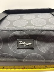 Thirty One Insulated Bag. Gray Dots On Black Pizza Box Casserole Style Picnic
