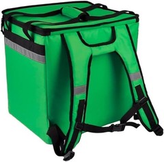 50L XL Large Insulated Food Delivery Backpack, Expandable Catering Cooler Bag, W