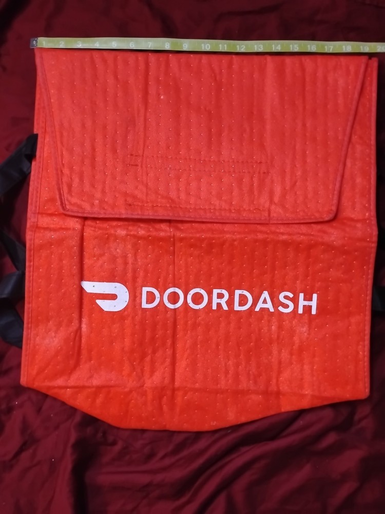 Doordash Insulated Food Delivery Bag Professional Authentic 13×10×15″