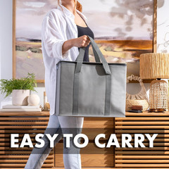 Carrywell (Not Made in China) Insulated Reusable Grocery Bags, Catering and Deli