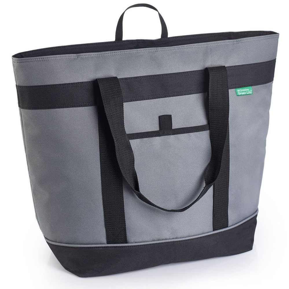 Jumbo Insulated Cooler Bag (Gray) with HD Thermal Insulation — X-Large, Gray