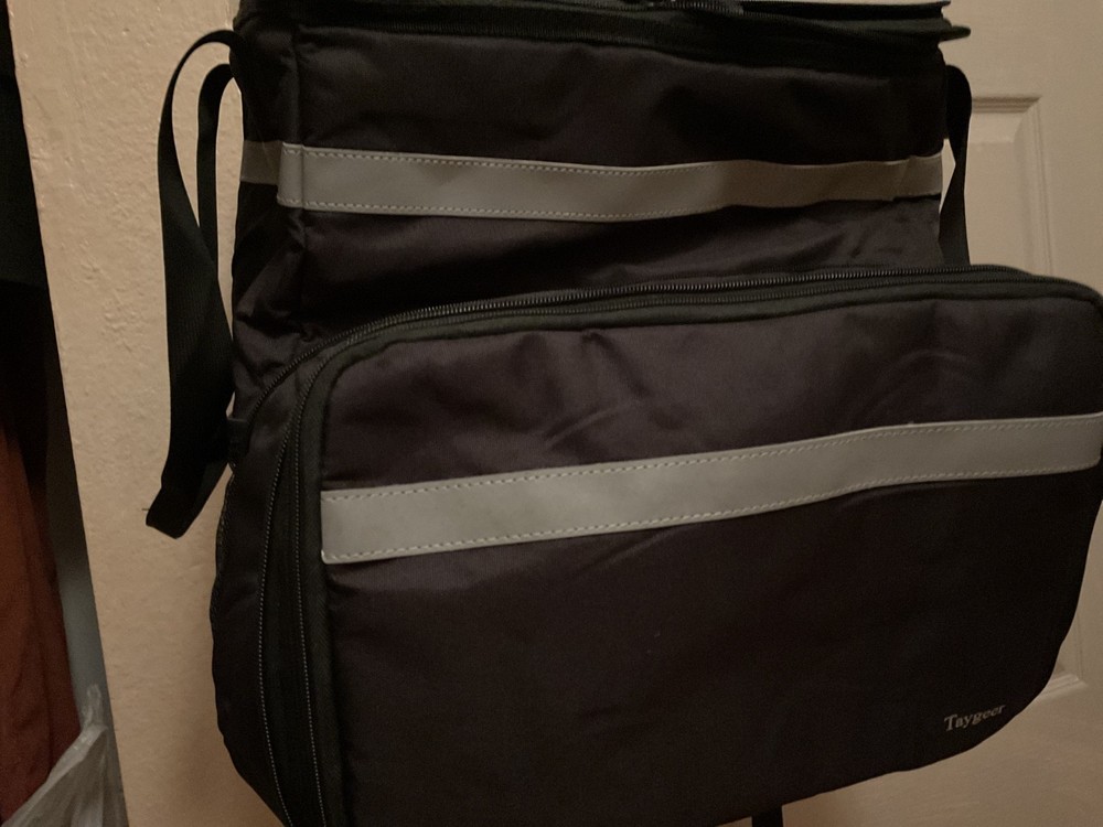 Taygeer Food Delivery Backpack, Expandable Insulated Food Delivery Bag for Groce