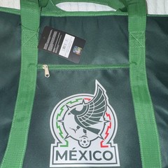 LogoBrands Gameday Insulated Tote Mexico Green Zippered Foil Lined