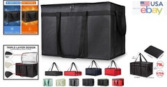 XXXL Insulated Food Delivery Bag – 79L Reusable Cooler Tote for Events & Travel