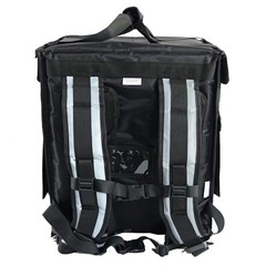 PK-66V: Insulated Food Delivery Backpack,16″ L x 12″ W x 18″ H, Top Loading,T…