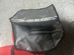 Grubhub Deluxe Style Insulated Delivery Bags Lot 2 Large 19×19 Small 14×14