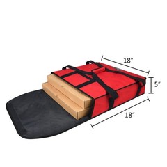 Pizza Bags for Delivery 18″ X 18″ X 5″ Insulated Pizza Delivery Bag Moisture …