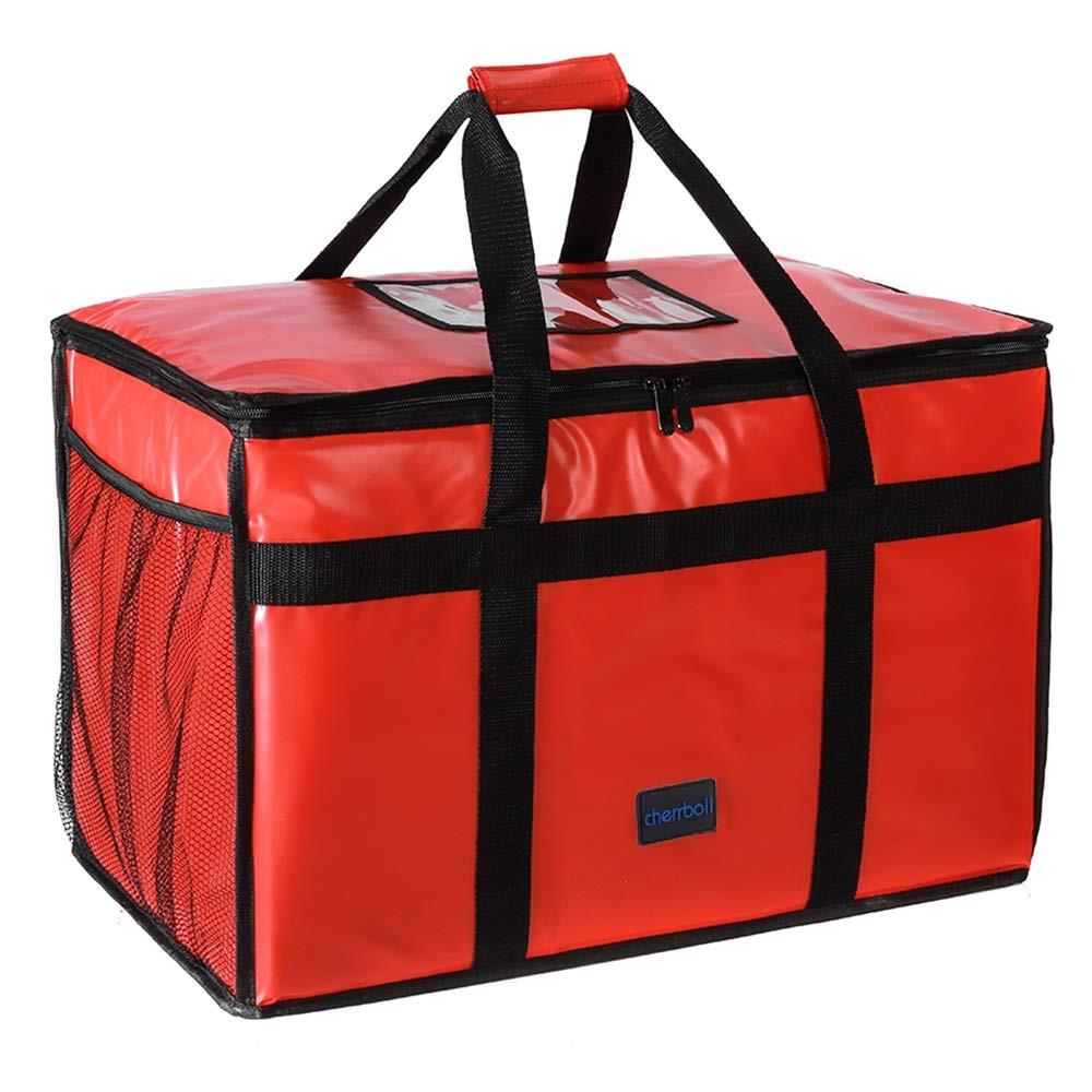 Insulated Food Delivery Bag 23″x14″x15″ — Large Catering Thermal Carrier