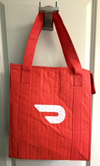 Set of 4 Doordash Delivery Bags Pizza Bag Insulated Zipper Food Drive Thru
