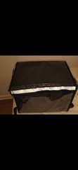 XL Insulated Food Delivery Bag – Hot/Cold Catering Tote w/ Divider, Waterproof