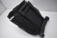 GDIT Insulated Freezer Bag Roller Cart w Adjustable Handle Zippered Pouches