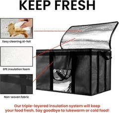 3XL Insulated Grocery Cooler Bag — Lightweight, Foldable & Heavy Duty Design