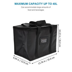 Grocery Shopping Delivery Bag Collapsible Lunch Insulated Food Carrier Bag