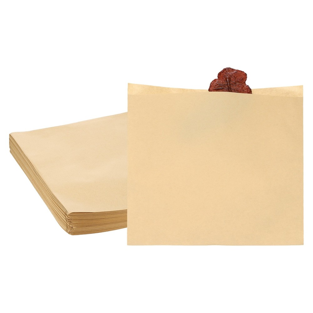 9.84×9.84 Inch Paper Sandwich Bags 100 Pcs Pastry Bag Light Brown