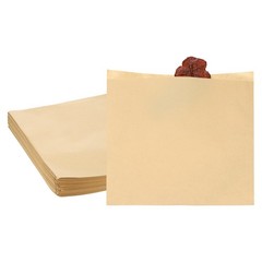 9.84×9.84 Inch Paper Sandwich Bags 100 Pcs Pastry Bag Light Brown