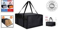 Durable Insulated Food Delivery Bag — 132L Capacity, Keeps Food Hot for 2+ Hours