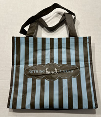 Nothing Bundt Cake Delivery Bag Signature Logo Reusable Handles Square 12″ x 13″