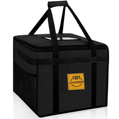 Hot Food Delivery Bag 45L — Insulated Pizza Box, Thermal Bags for Uber Eats