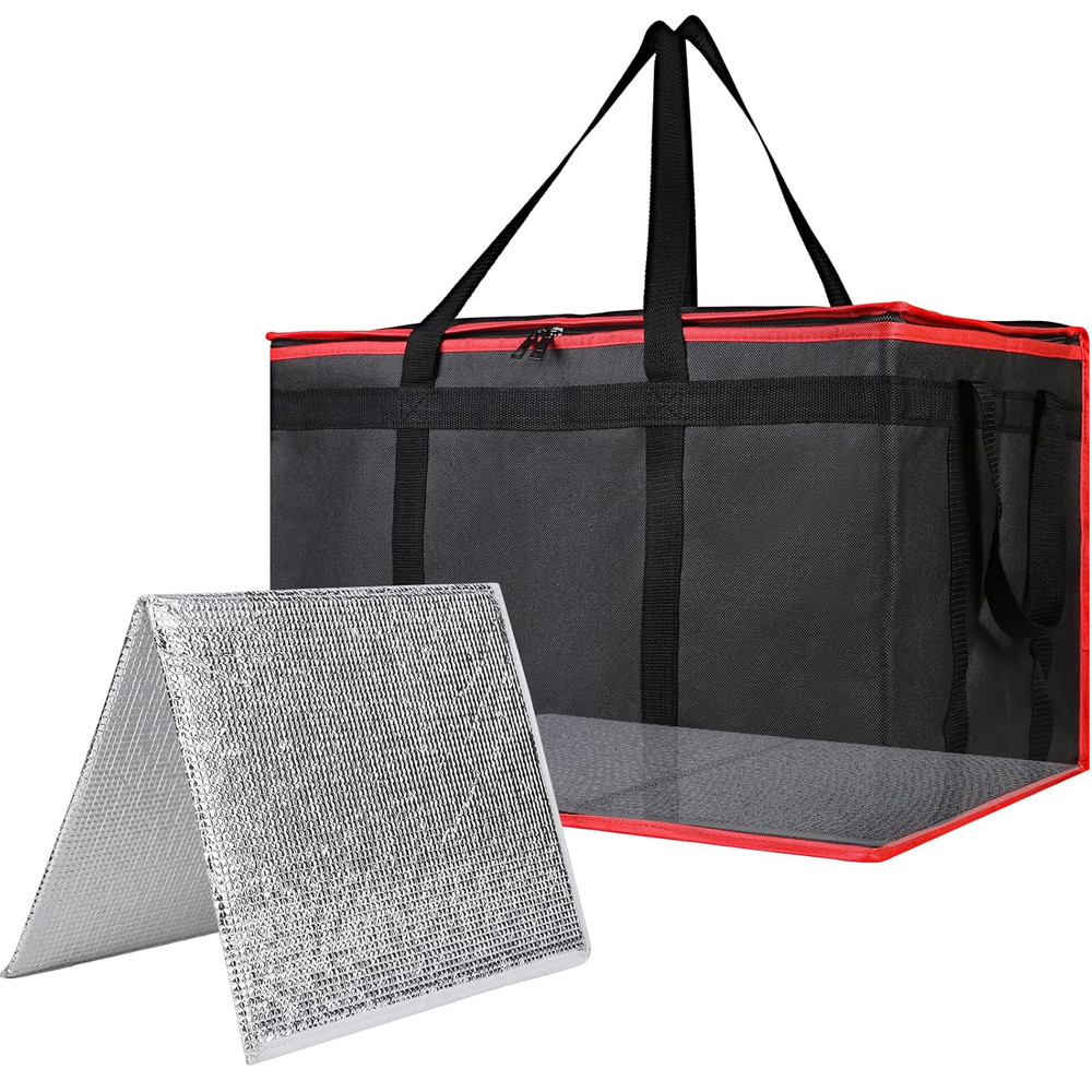 Insulated Food Delivery Bag with Hard Bottom — Extra Stable and Durable Catering