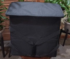 Insulated Heated Delivery Bag with Handle — Portable Food Warmer & Collapsible B