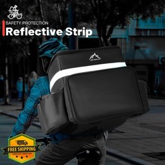 GoHimal Insulated Food Delivery Backpack Black