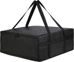 Large Insulated Pizza Delivery Bag, 20×20 Inch, Food Transport Carrier