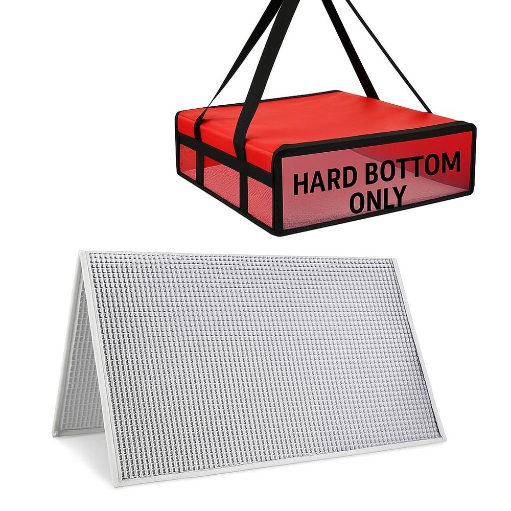 Bolsa térmica de poliestireno para entrega de pizza de 20 x 20 cm (paquete de 1)