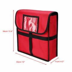 Insulated Pizza Food Delivery Bag Moisture Free Pizza Box Storage Durable Oxford