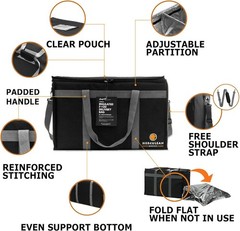 NEW Premium Insulated Food Delivery Bag Large Thermal Hot Cold Catering Bag