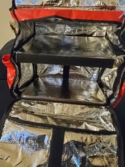 70L XL Large Insulated Food Delivery Backpack Expandable with 4 Cups Holders …