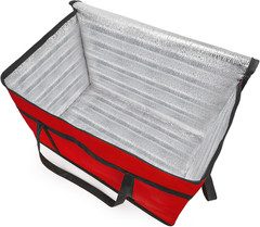 3 Pack Insulated Food Delivery Bag, 77L Xxx-Large Reusable Grocery Tote Insulati