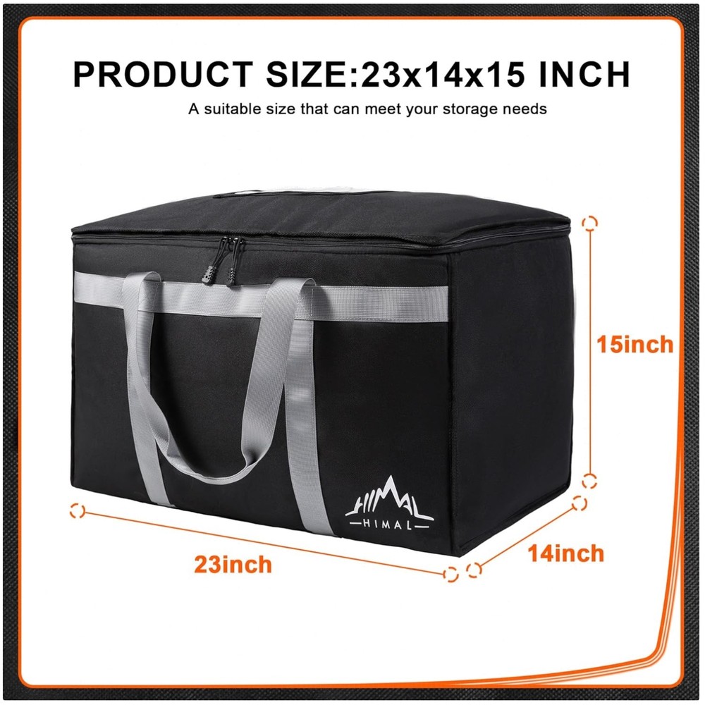 Large Capacity Insulated Grocery Bag for Commercial Catering