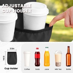 Insulated Food Delivery & Grocery Cooler Bag – XXL Capacity, Hot/Cold Retenti…