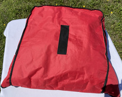 Large Red insulated Pizza Carrier / food delivery bag 20 x 20 x 9