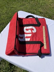 Grub Hub Red Insulated Food Delivery Bag 19″x19″x9″