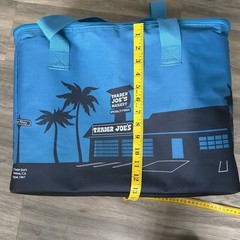 Trader Joes Insulated Tote Bag Teal 8 Gallon Reusable Shopping Cooler LARGE