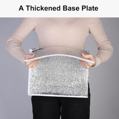 Cooler Insulated Food Delivery Bag with Hard Bottom for Rideshare Bag, Xxx-Large