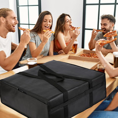 Pizza Bag for Delivery Bag Pizza Carrier Insulated Bags Large for Deliveries, 20