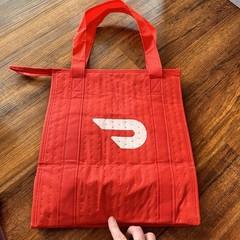 Doordash Insulated Food Delivery Bag Professional Authentic Zipper Handles