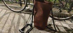 Brand New Leather Food Delivery Bag | Handmade to Order by Bike Delivery guy