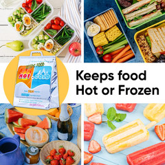 Hot and Cold Insulated Bags for Food Delivery, Grocery Shopping Bags, Food Stora