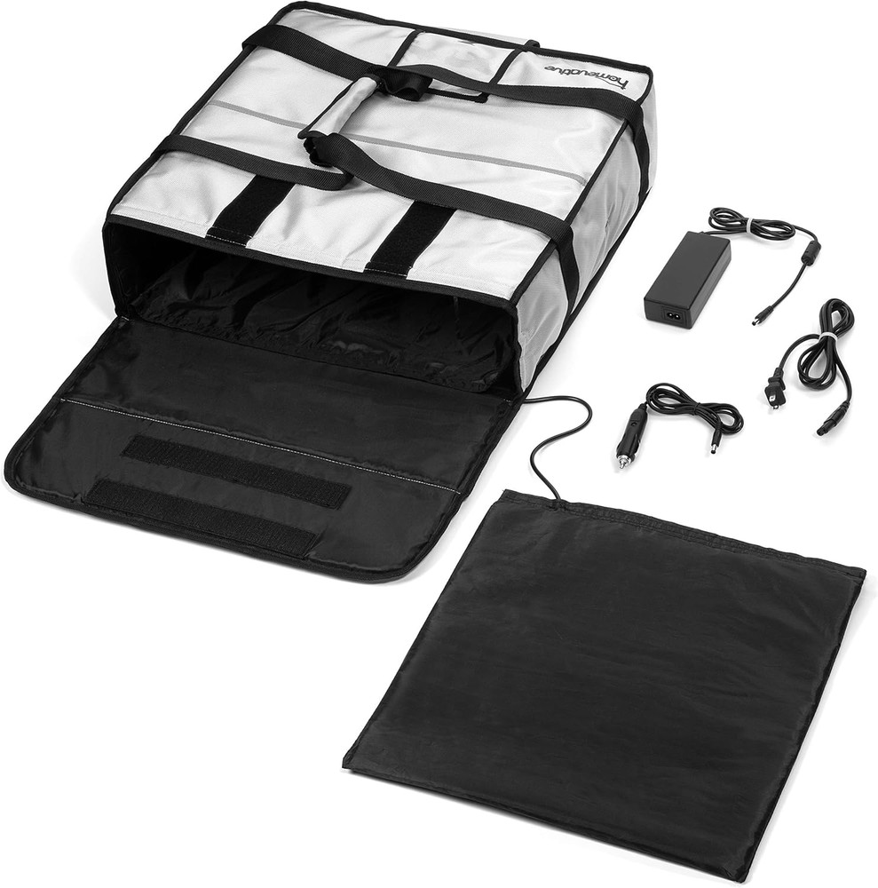 Homevative Electric Heated & Insulated Pizza & Food Delivery Bag. Home Outlet &
