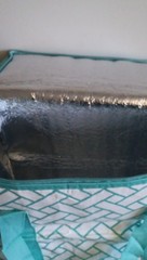 Patterned Teal Insulated Food Delivery Bag with Handles